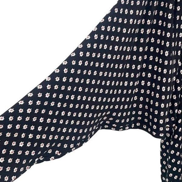 Joie Tangia Button Blouse Dolman Sleeve‎ Ikat Dot Pattern Size Small - Picture 6 of 10